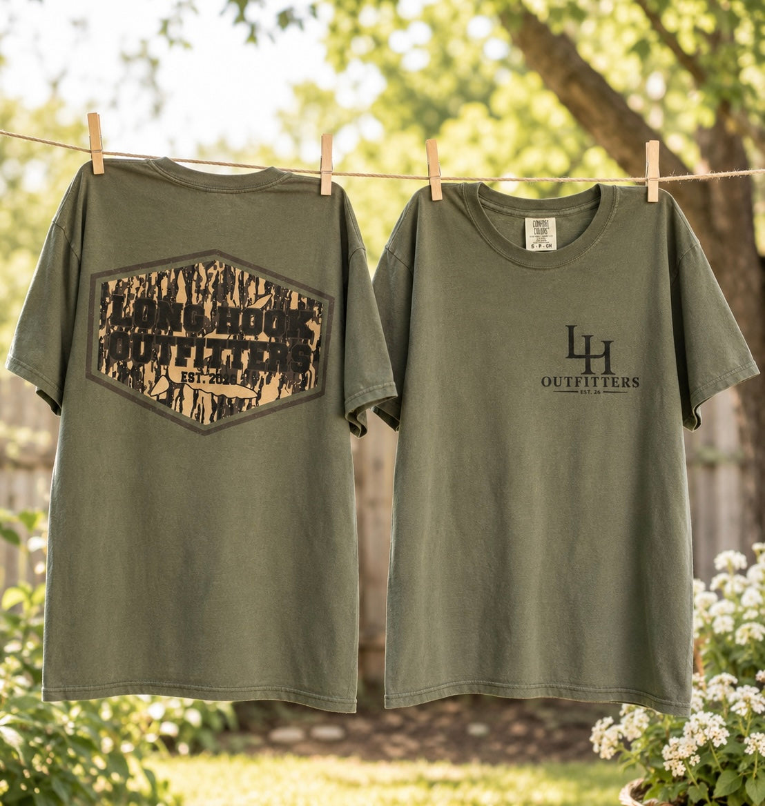 Long Hook Outfitters Turkey Track Tee
